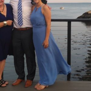 Bill Levkoff light blue bridesmaid dress - size 4